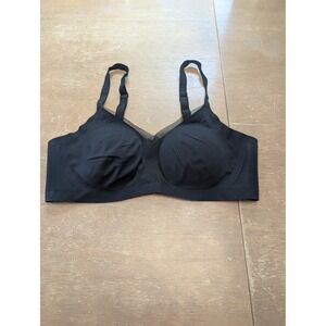Honeylove Silhouette Bra black Wireless Seamless Mesh Support 1X plus comfort